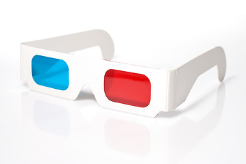 Image showing stereo glasses on white