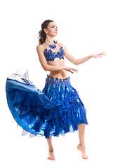 Image showing Beautiful woman dancing