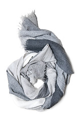 Image showing cashmere scarf isolated on white