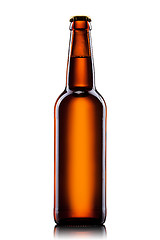 Image showing Beer bottle isolated on white background