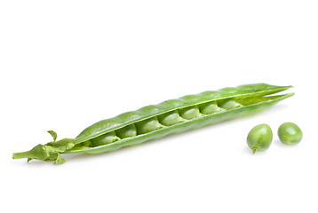 Image showing peas isolated on white