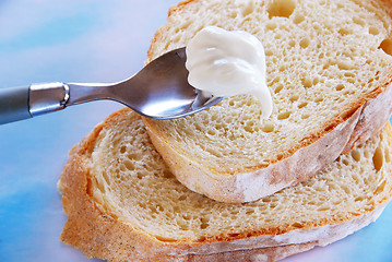 Image showing Bread and butter
