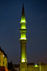 Image showing Mosque at night