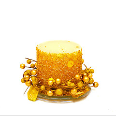 Image showing Glittering candle