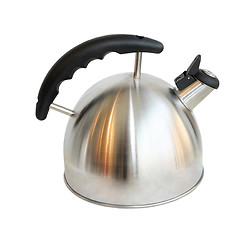 Image showing Silver kettle