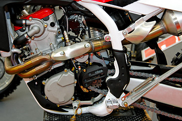 Image showing Enduro motorcycle