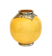 Image showing Yellow vase