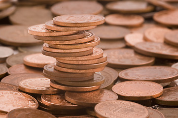 Image showing Pennies