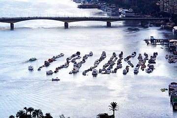 Image showing Boats at Nile
