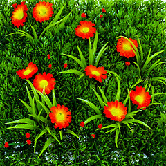 Image showing Artificial flowers