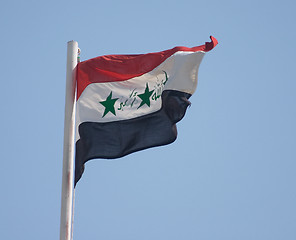 Image showing Iraqi national flag