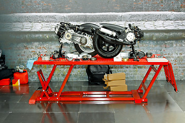 Image showing Scooter garage