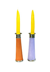 Image showing Old candlesticks