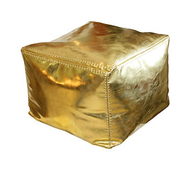 Image showing Gold hassock