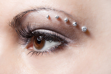 Image showing make-up on woman eye 