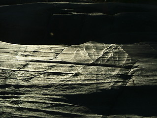 Image showing Lines in rock