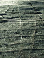 Image showing Lines in rock