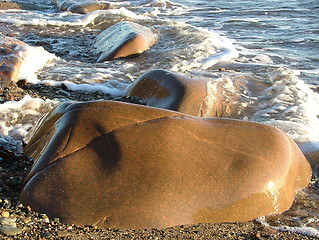 Image showing Stones and water