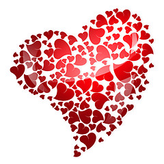 Image showing red heart for valentine's day