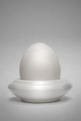 Image showing egg in the eggcup vertical