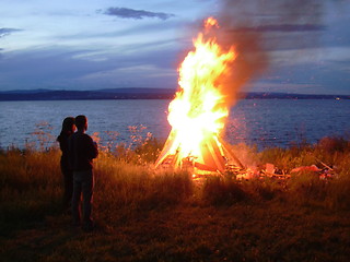 Image showing Romantic fire