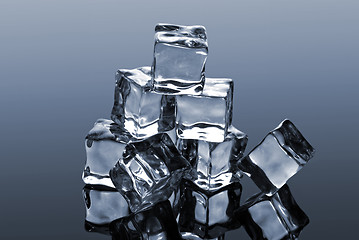 Image showing ice cubes