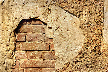 Image showing Old bricks wall texture
