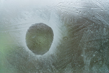 Image showing ice on a window