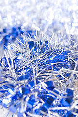 Image showing blue christmas decoration