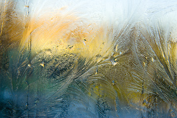 Image showing ice on a window