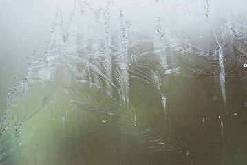 Image showing ice on a window