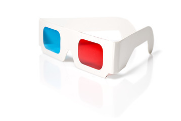 Image showing stereo glasses on white