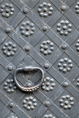 Image showing steel door handle