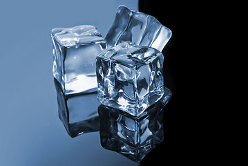 Image showing ice cubes