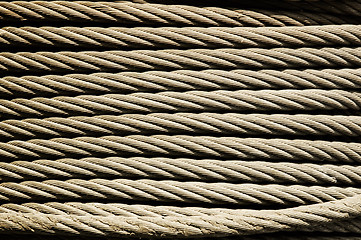 Image showing metal rope texture