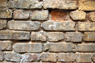 Image showing Old bricks wall texture