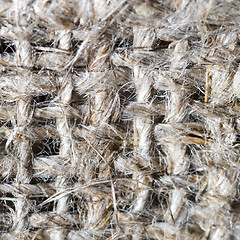 Image showing macro of burlap texture