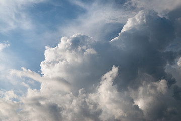 Image showing dramatic storm clouds