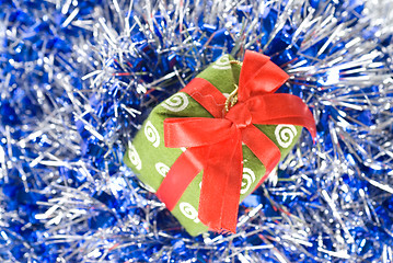 Image showing christmas gift with decoration