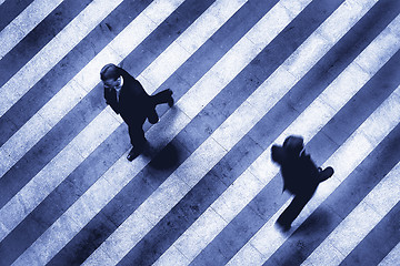 Image showing business crosswalk scene