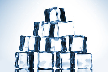 Image showing ice cubes