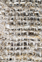 Image showing macro of burlap texture