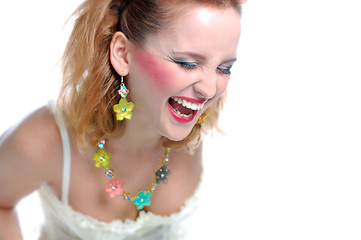 Image showing Girl laughinig