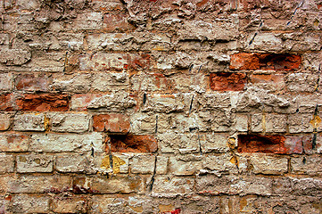 Image showing Old grunge bricks wall texture