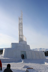 Image showing Snow church, Nordlys katedralen