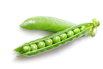 Image showing peas isolated on white