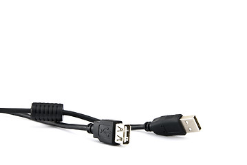 Image showing Usb cable isolated on white