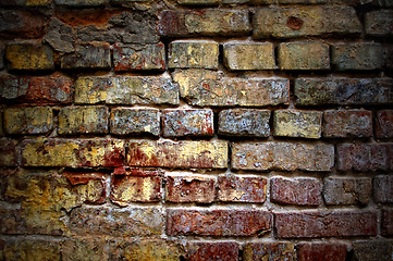 Image showing Grunge old bricks wall texture