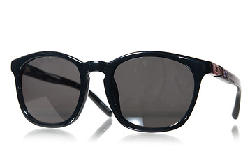 Image showing Black sunglasses isolated on white