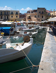 Image showing Rethymno's Venetian harbour, Crete